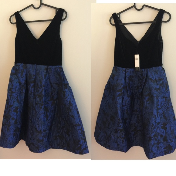 ANTHROPOLOGIE Velvet & Jacquard Dress - Picture 3 of 7